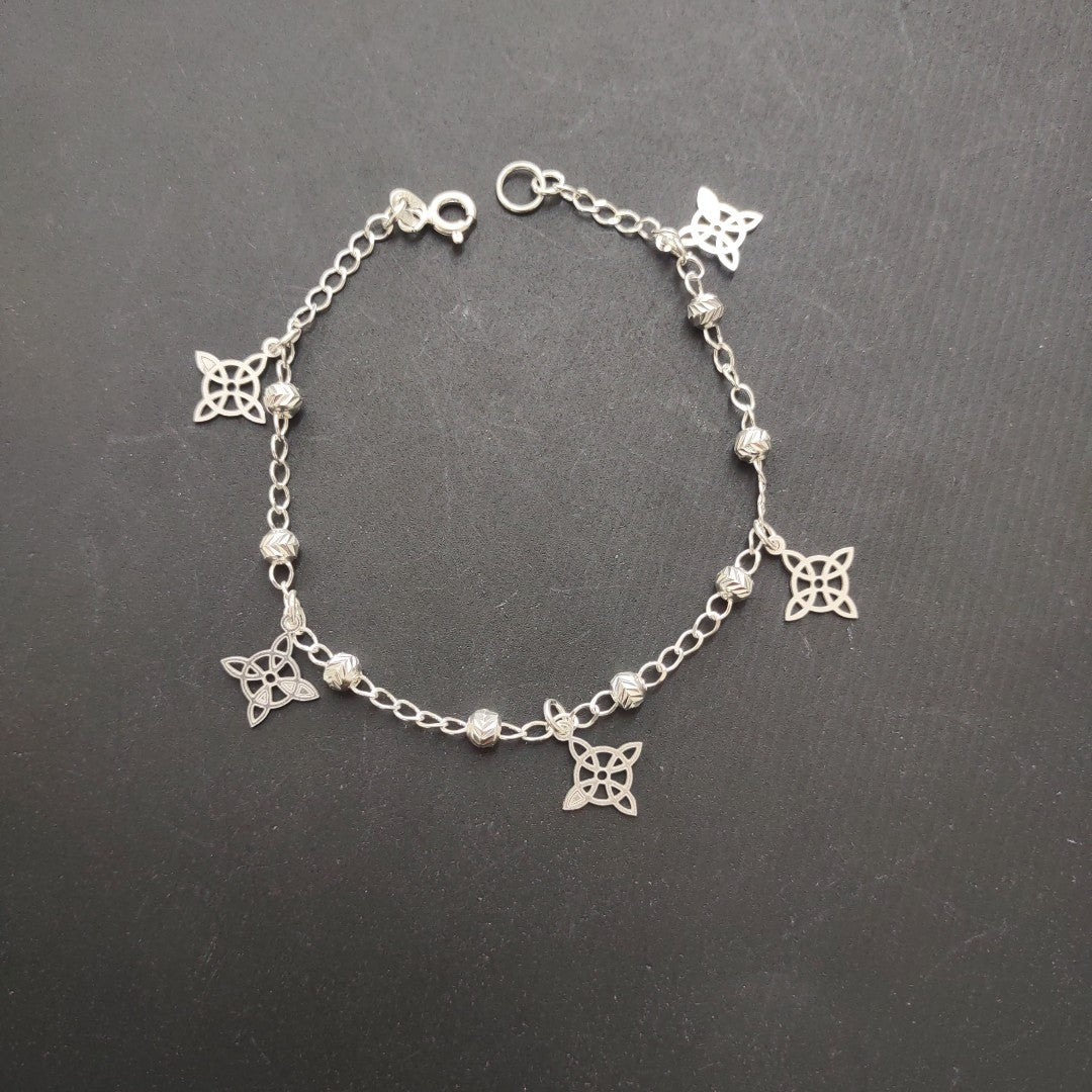 PULSERA TEJIDO ESPECIAL PLATA .925 18 CM 3.2 GR (NUEVO)