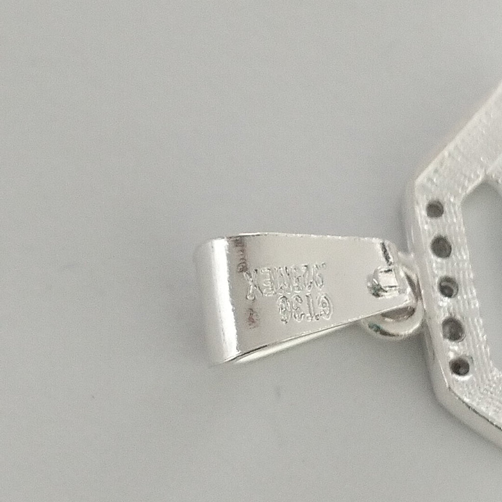 DIJE C/CIRCONIAS PLATA .925 3.5 GR (NUEVO)