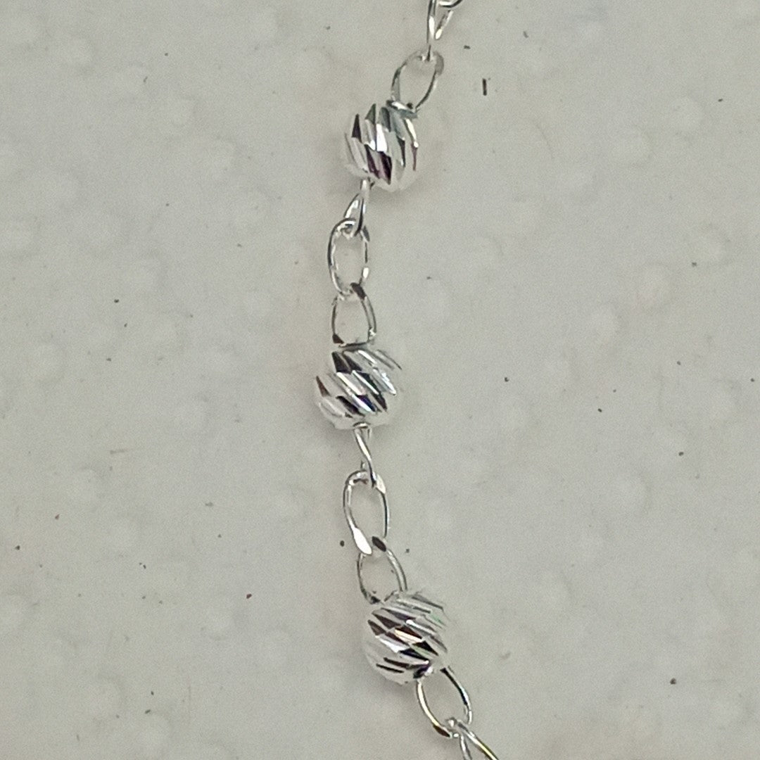 PULSERA TEJIDO TEJIDO ESPECIAL PLATA .925 18 CM 4.1 GR (NUEVO)