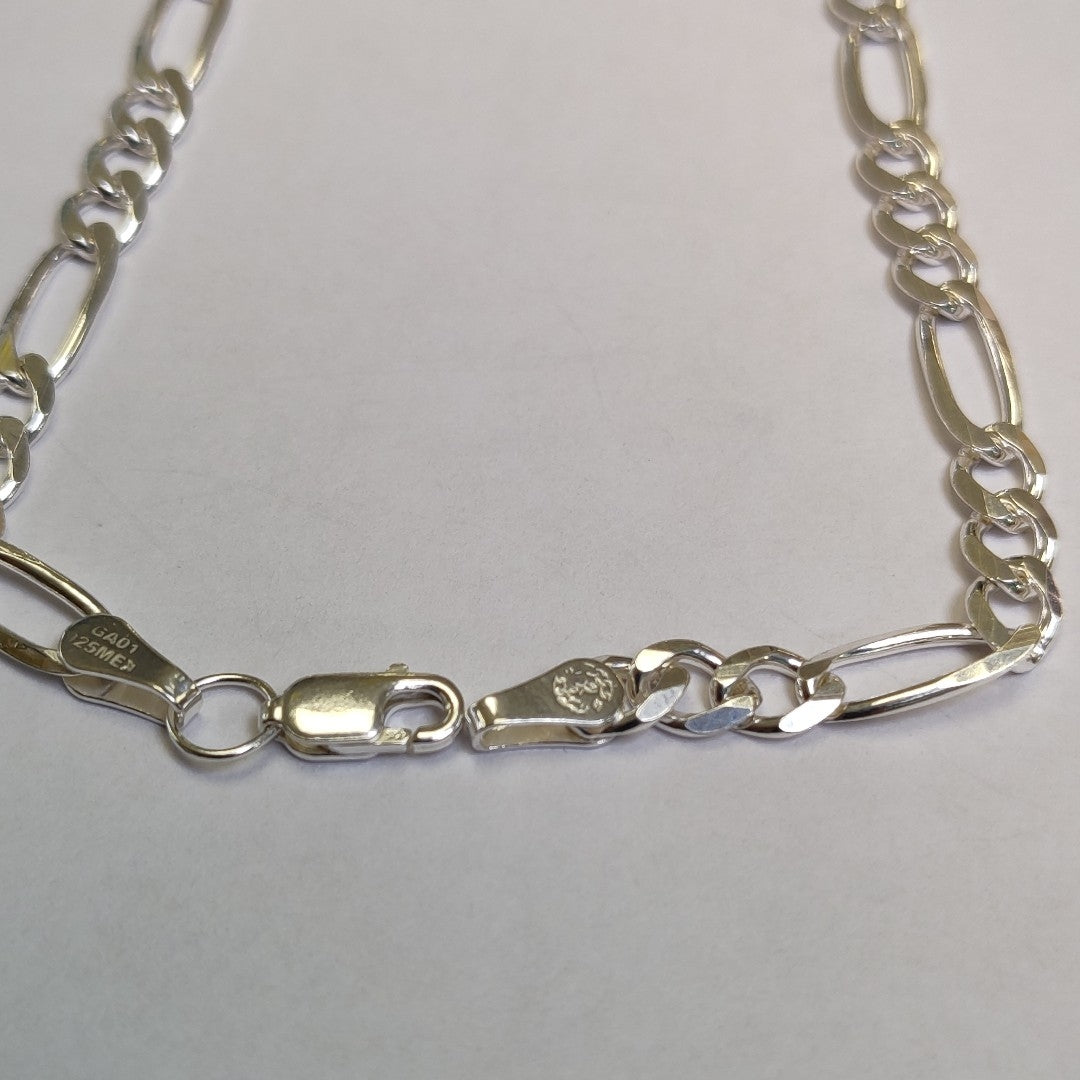 PULSERA TEJIDO 3X1 PLATA .925 18 CM 6.2 GR (NUEVO)