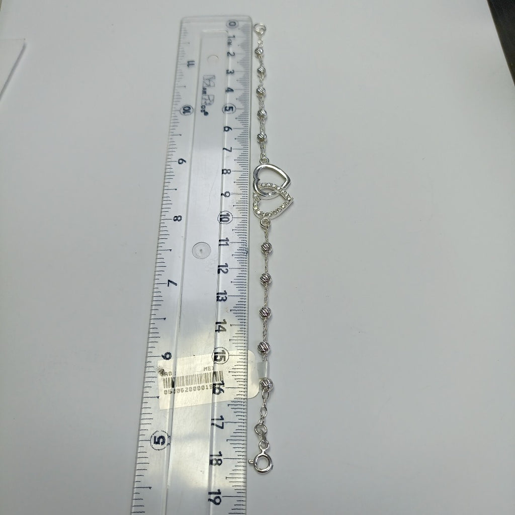 PULSERA TEJIDO TEJIDO ESPECIAL PLATA .925 18 CM 4.1 GR (NUEVO)