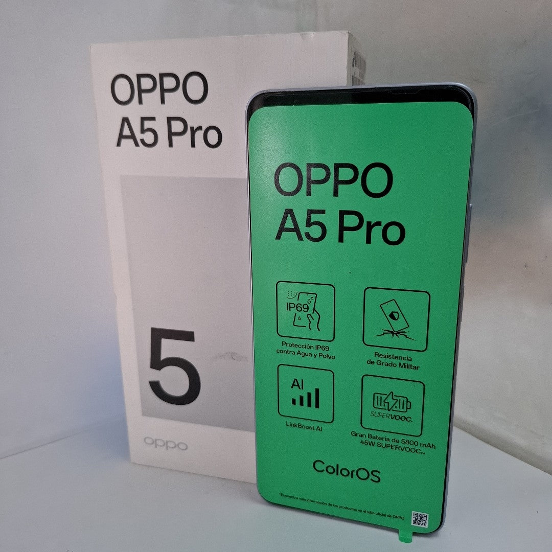 CELULAR OPPO  A5 PRO CPH2711 (2025) 256 GB 8 GB RAM (SEMINUEVO)