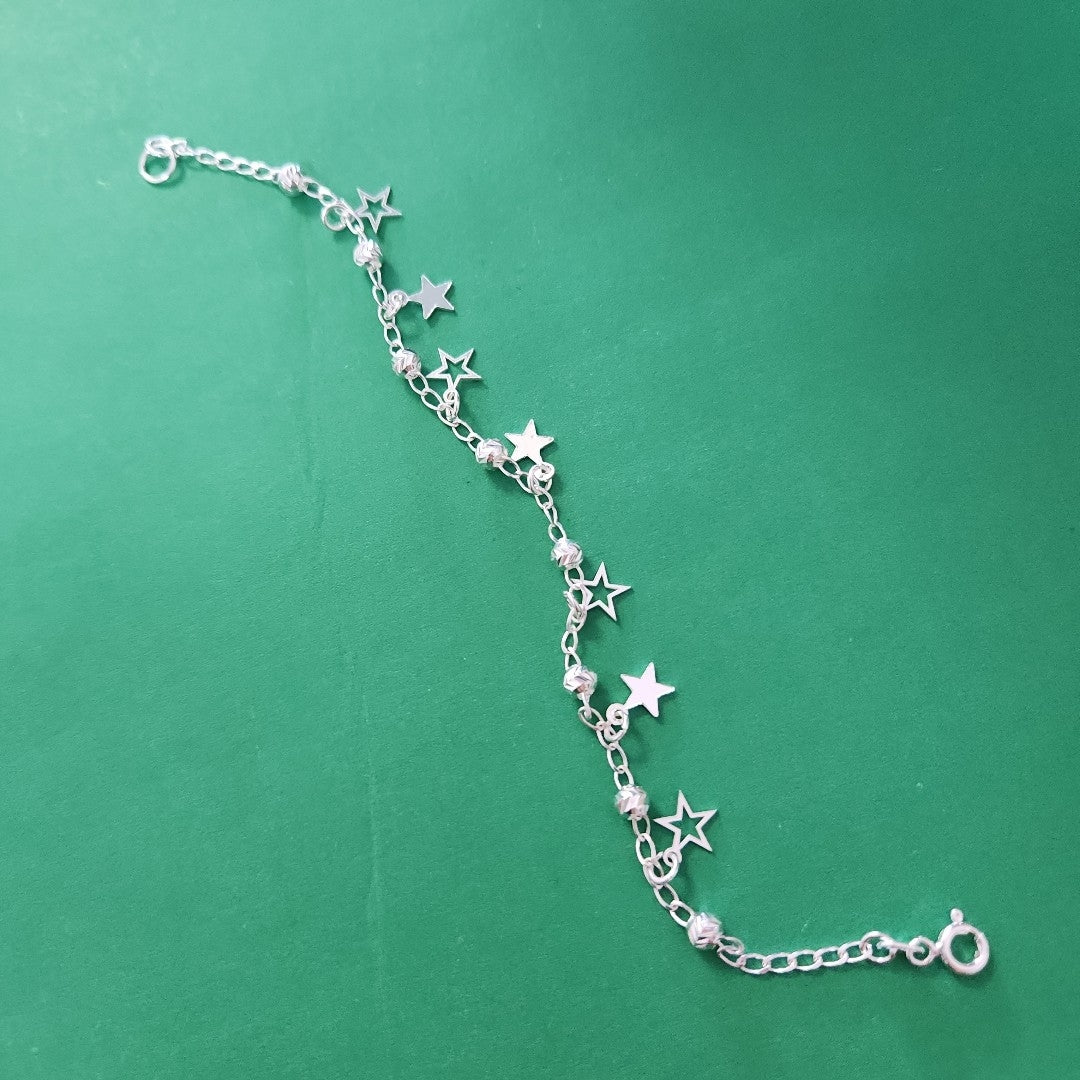PULSERA TEJIDO ESPECIAL PLATA .925 18 CM 3.1 GR (NUEVO)