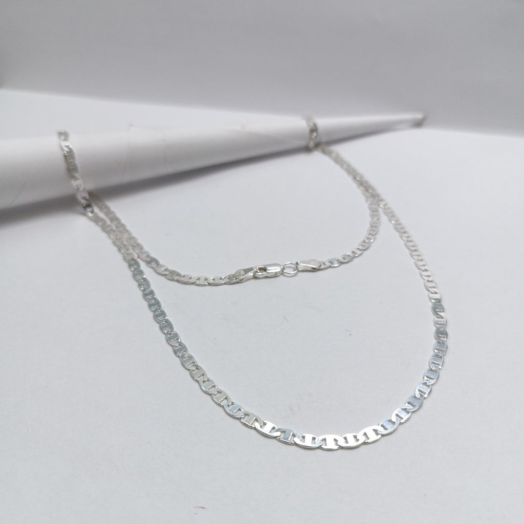 CADENA TEJIDO GUCHI PLATA .925 60 CM 10.2 GR (NUEVO)