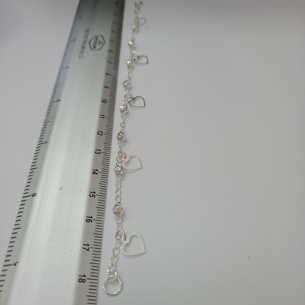 PULSERA TEJIDO ESPECIAL PLATA .925 18 CM 2.6 GR (NUEVO)