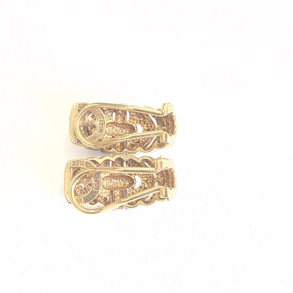 ARRACADAS PAR ORO 14 K 8.2 GRMS (SEMINUEVO)