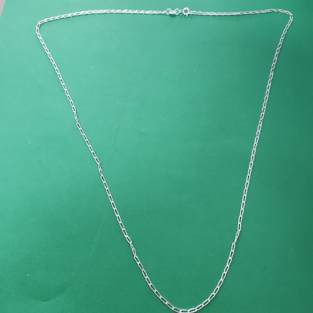 CADENA TEJIDO ESLABONES PLATA .925 60 CM 2.7 GR (NUEVO)