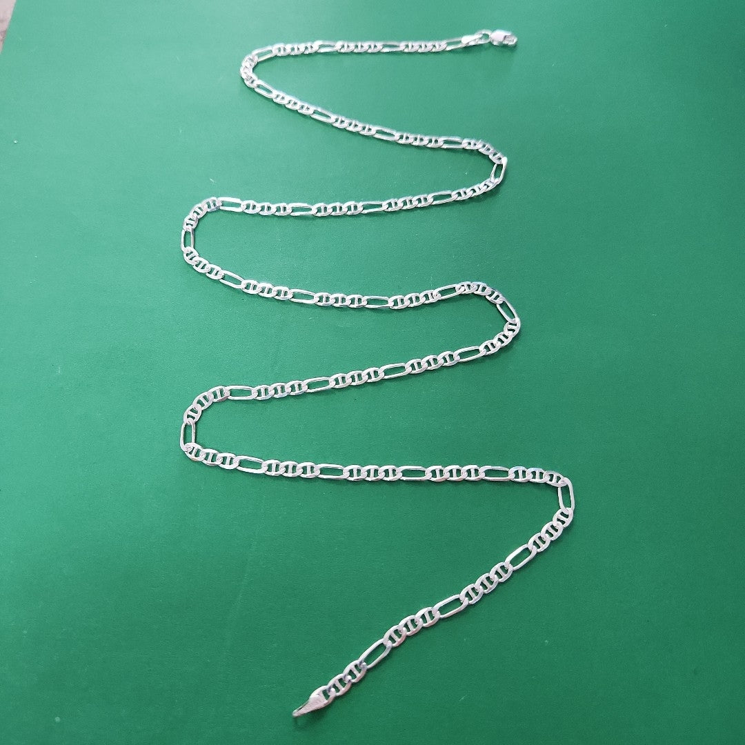 CADENA TEJIDO 3X1 PLATA .925 60 CM 8.4 GR (NUEVO)