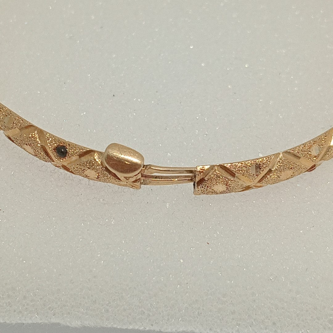 PULSERA RIGIDA ORO 14 K 6,40 GRMS (SEMINUEVO)