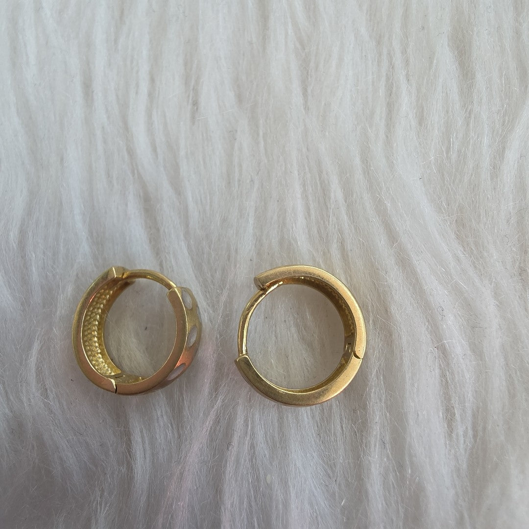 ARRACADAS PAR ORO 10 K 2.2 GRMS (SEMINUEVO)