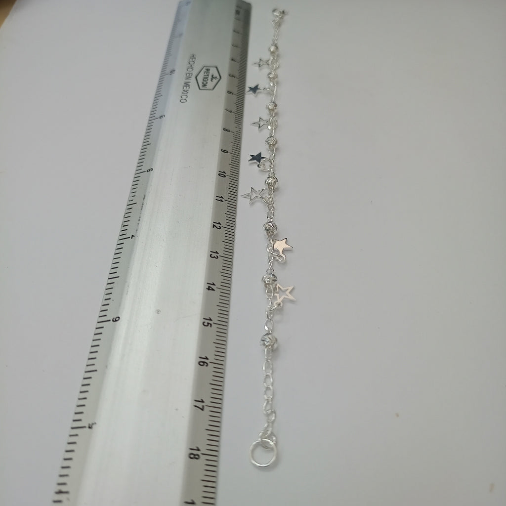 PULSERA TEJIDO ESPECIAL PLATA .925 18 CM 3.1 GR (NUEVO)