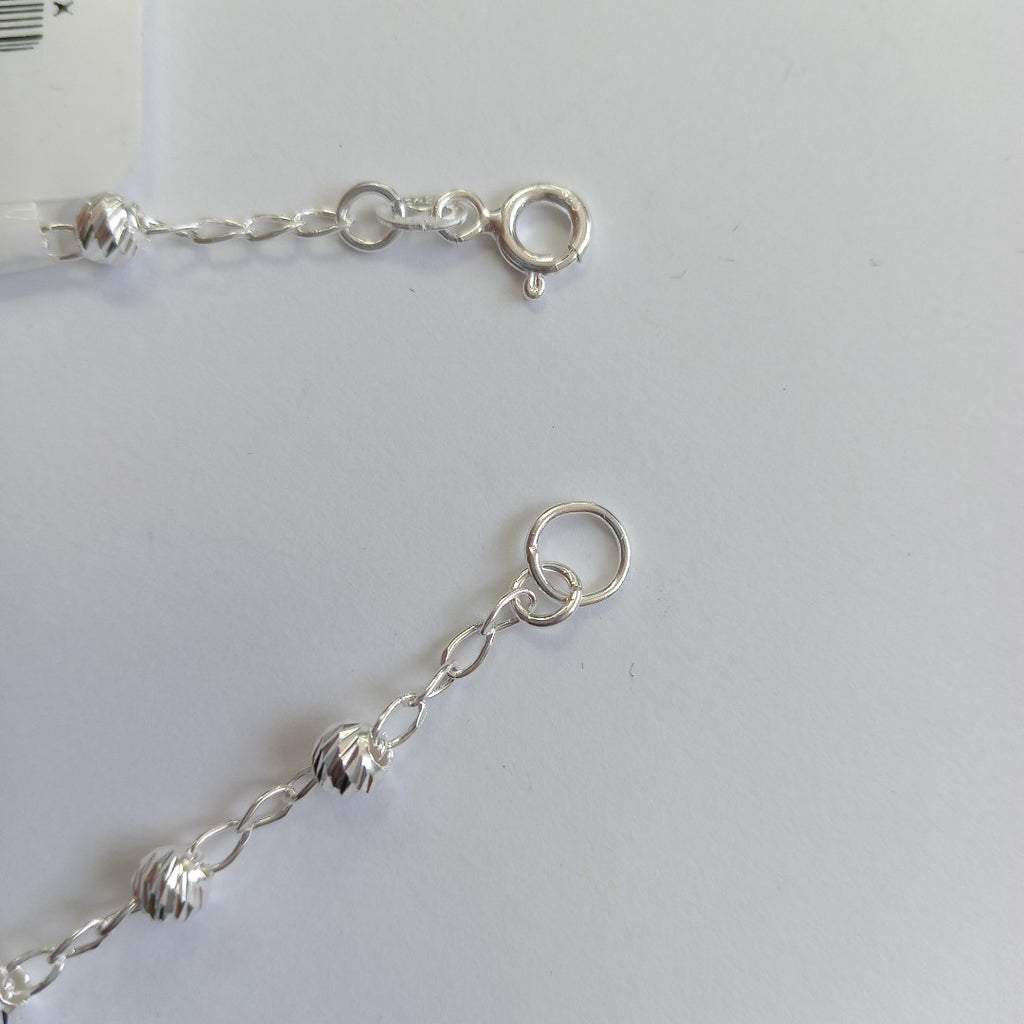 PULSERA TEJIDO TEJIDO ESPECIAL PLATA .925 18 CM 4 GR (NUEVO)