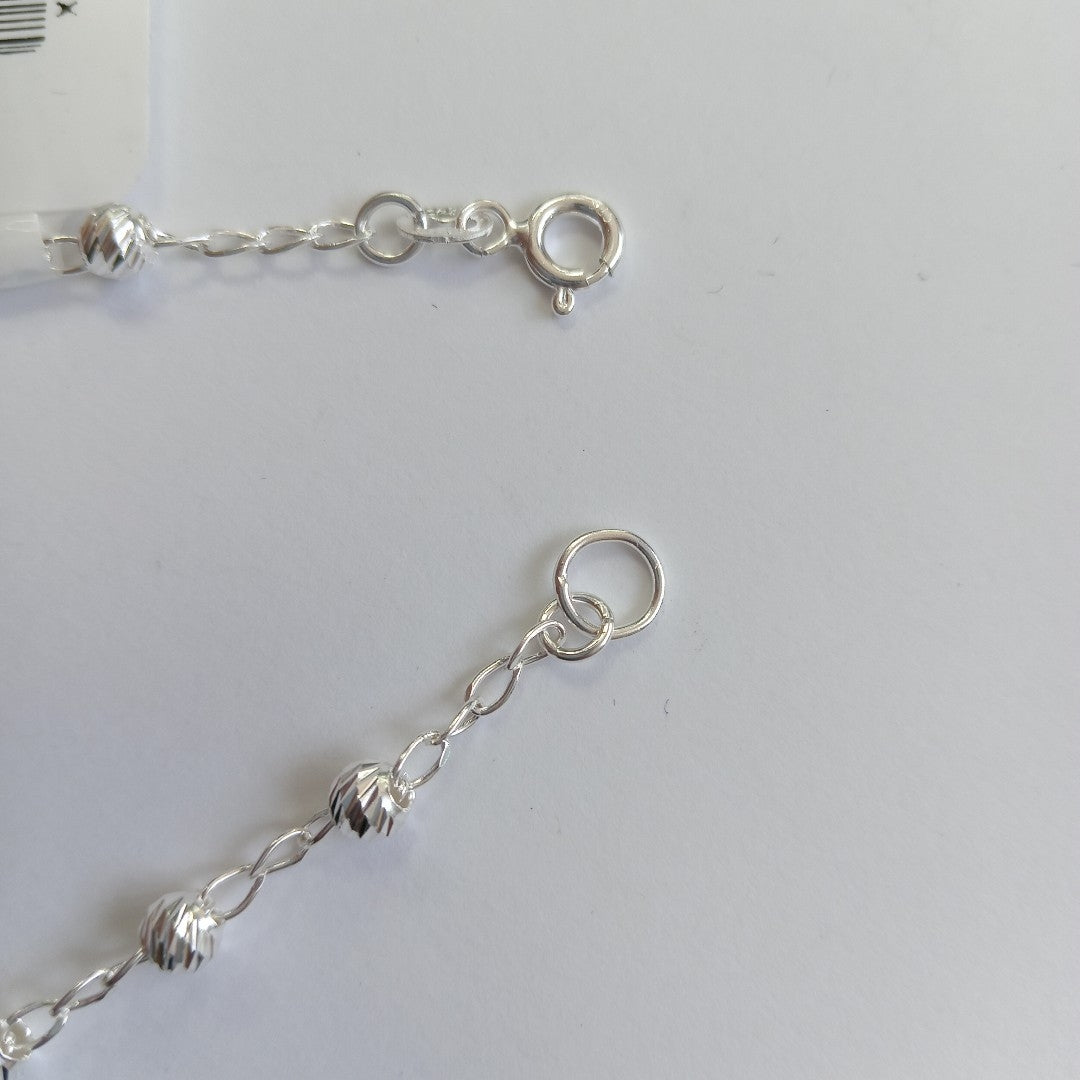PULSERA TEJIDO TEJIDO ESPECIAL PLATA .925 18 CM 4 GR (NUEVO)