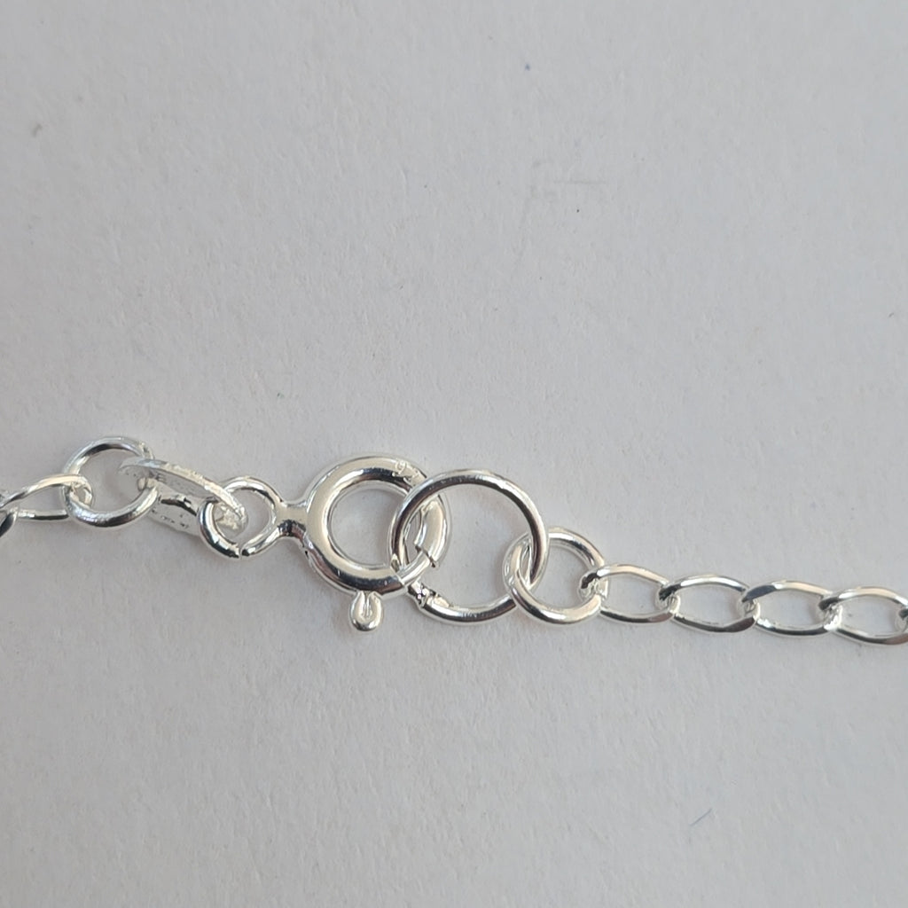 PULSERA TEJIDO ESPECIAL PLATA .925 18 CM 3.1 GR (NUEVO)