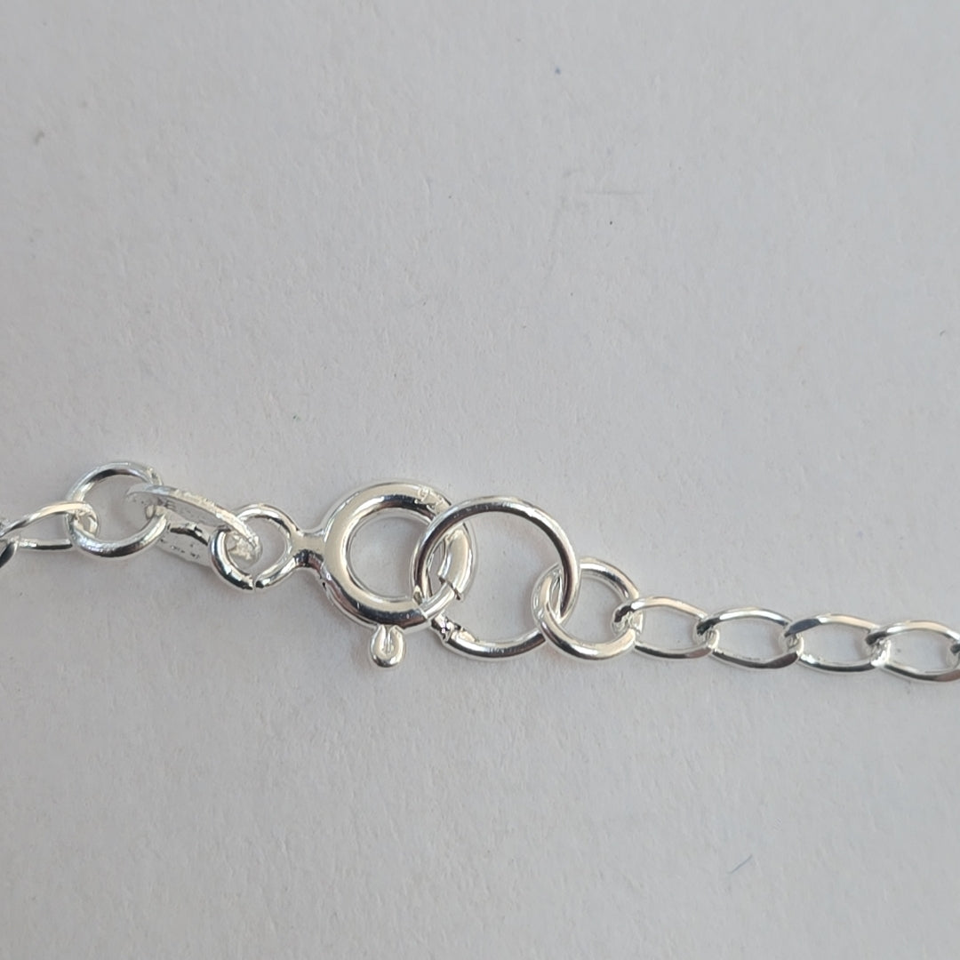 PULSERA TEJIDO ESPECIAL PLATA .925 18 CM 3.1 GR (NUEVO)