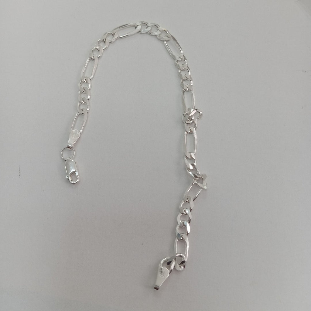 PULSERA TEJIDO 3X1 PLATA .925 18 CM 6 GR (NUEVO)