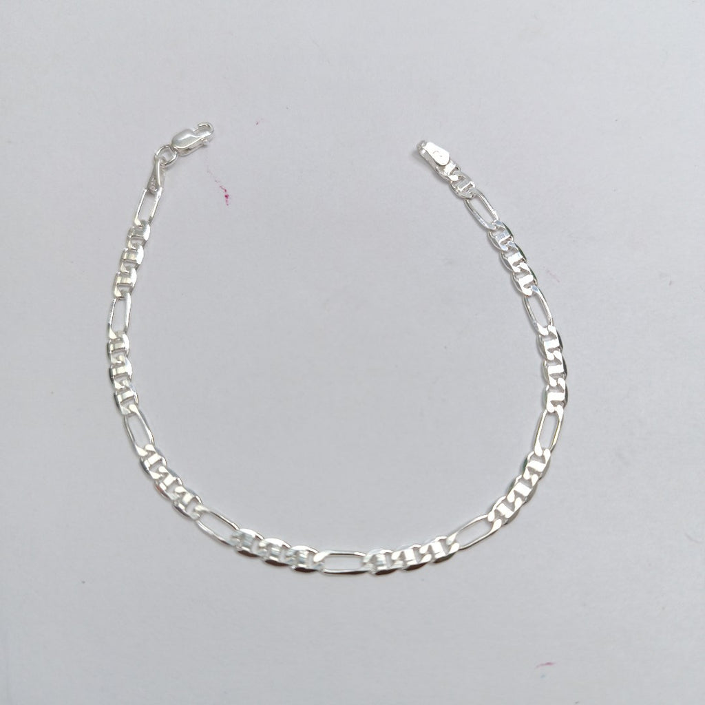 PULSERA TEJIDO 3X1 PLATA .925 16 CM 3.1 GR (NUEVO)