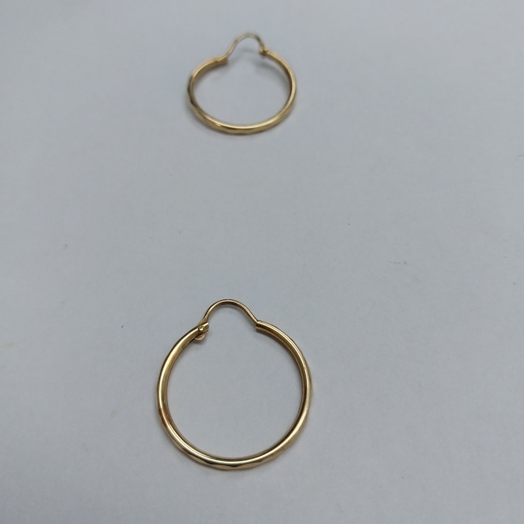 ARRACADAS PAR ORO 14 K 1.5 GRMS (SEMINUEVO)