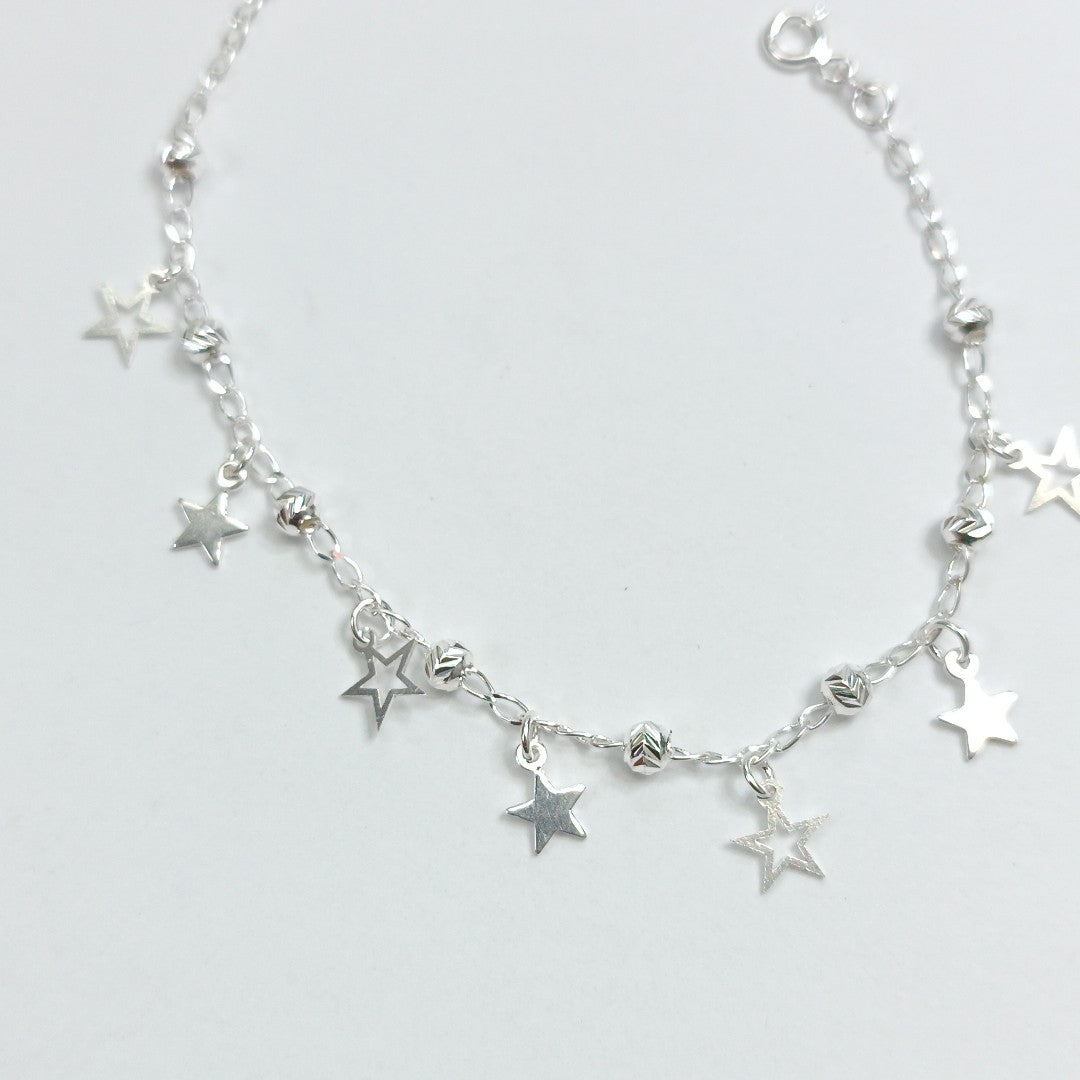 PULSERA TEJIDO ESPECIAL PLATA .925 18 CM 3.1 GR (NUEVO)
