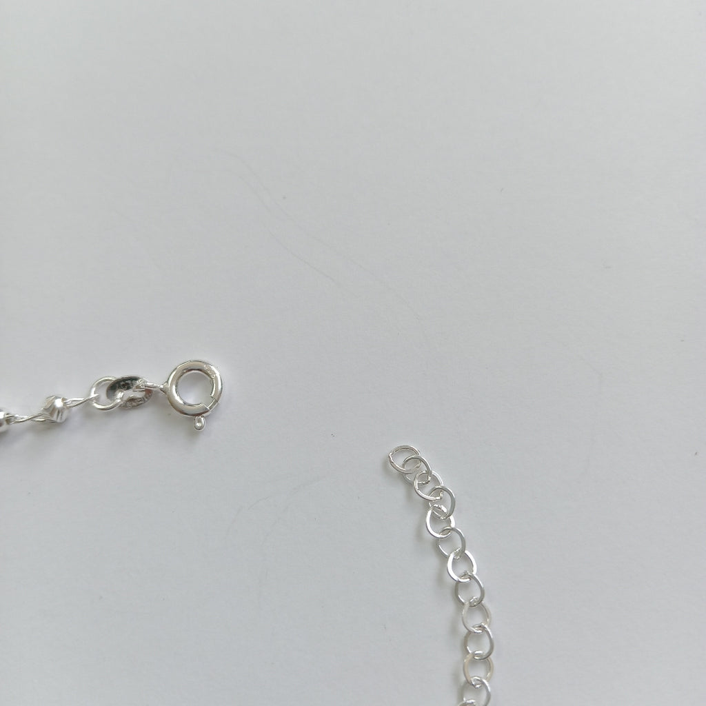 PULSERA TEJIDO INFINITO PLATA .925 18 CM 2.3 GR (NUEVO)