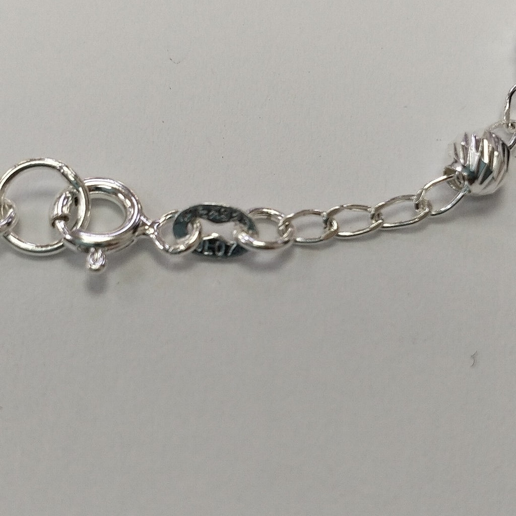 PULSERA TEJIDO ESPECIAL PLATA .925 18 CM 2.8 GR (NUEVO)