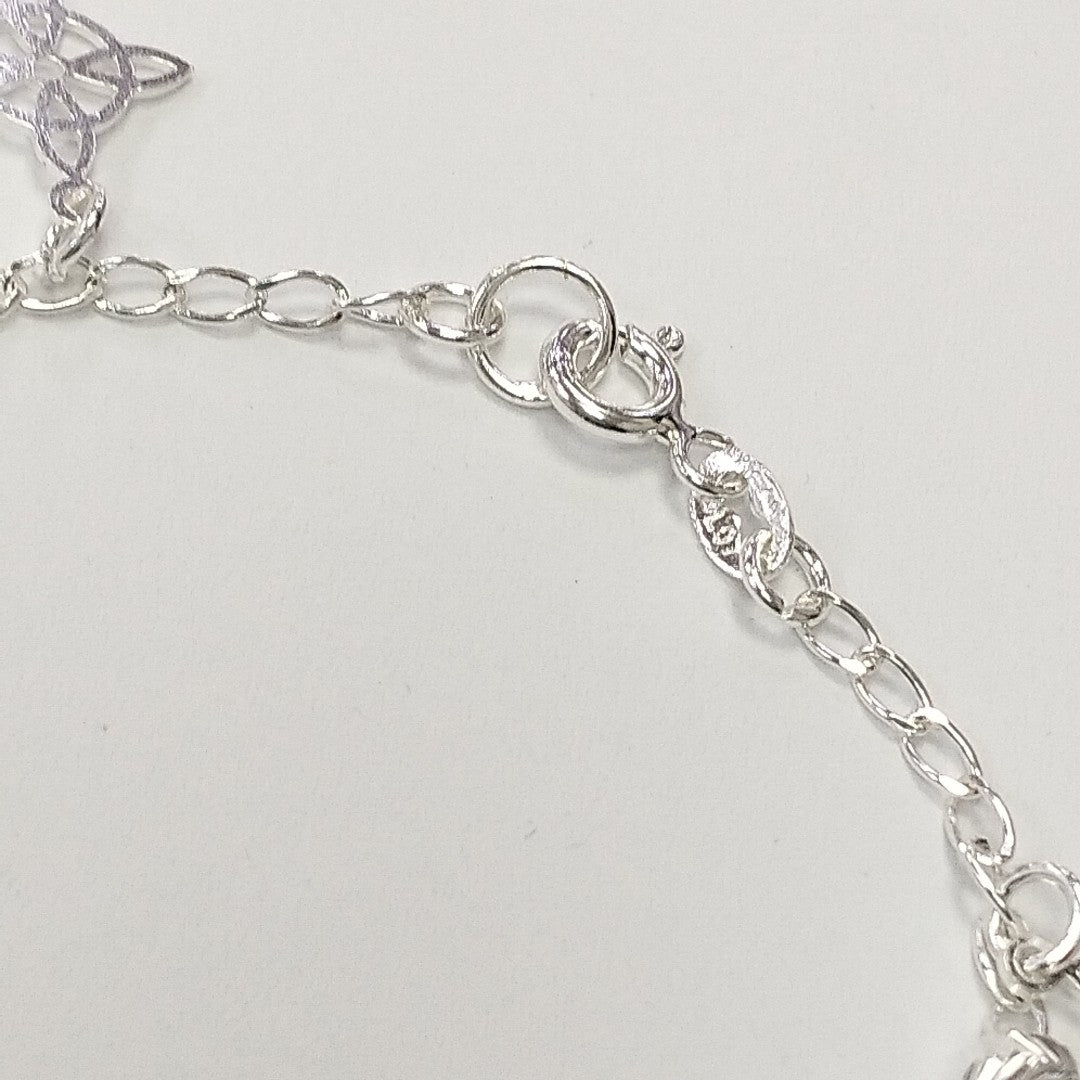 PULSERA TEJIDO ESPECIAL PLATA .925 18 CM 3.1 GR (NUEVO)