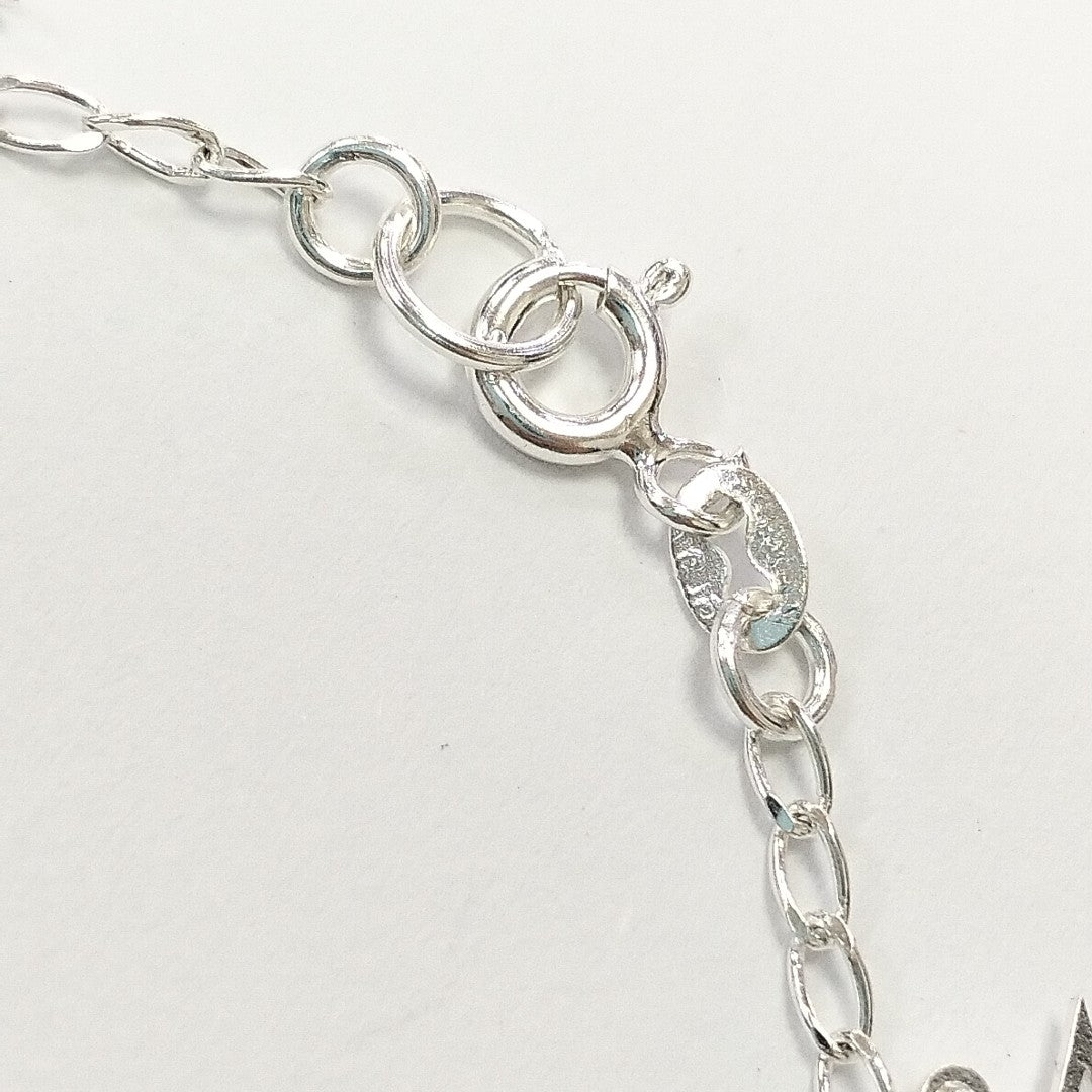 PULSERA TEJIDO ESPECIAL PLATA .925 18 CM 2.7 GR (NUEVO)