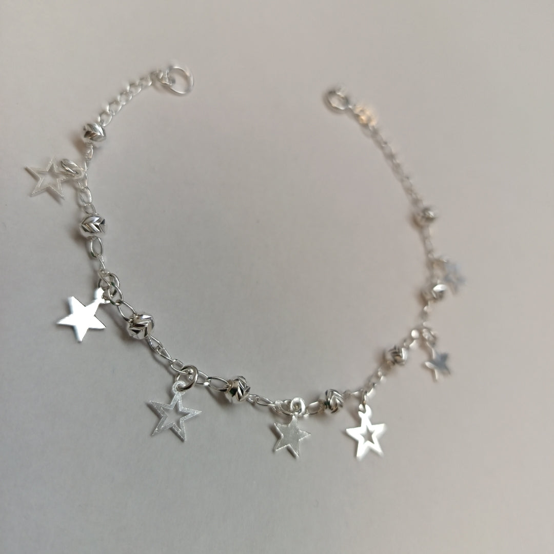 PULSERA TEJIDO ESPECIAL PLATA .925 18 CM 3.1 GR (NUEVO)