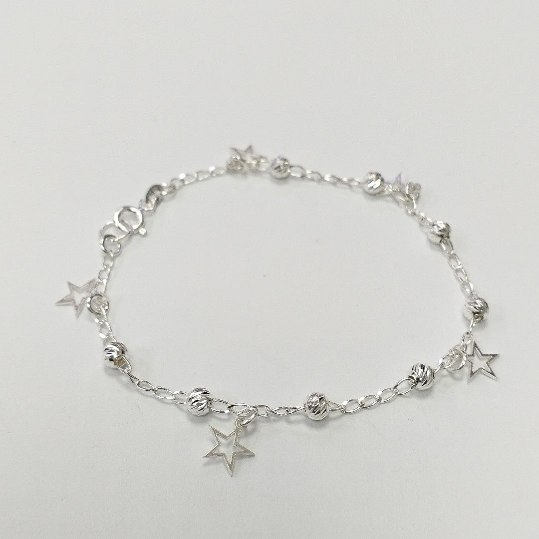 PULSERA TEJIDO ESPECIAL PLATA .925 18 CM 2.7 GR (NUEVO)