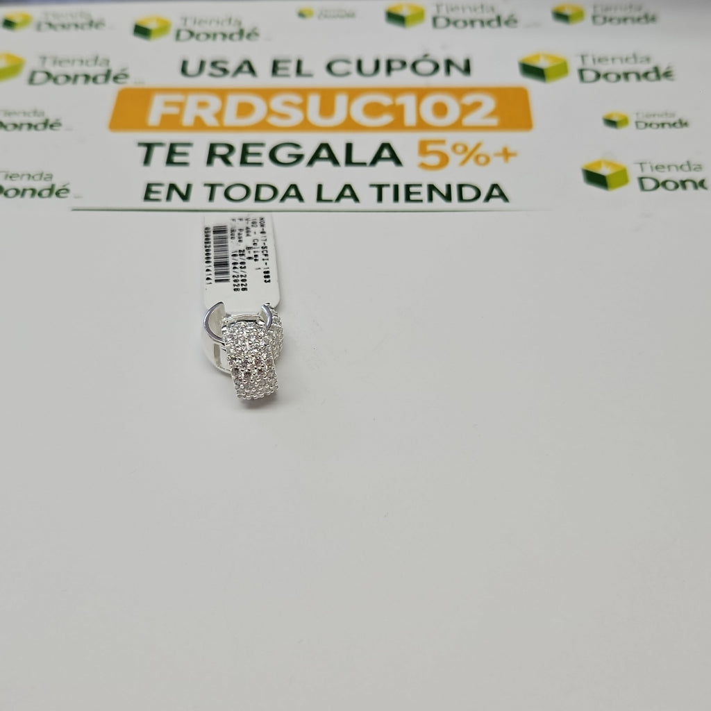 HUGGIES C/CIRCONIAS PLATA .925 5.5 GR (NUEVO)