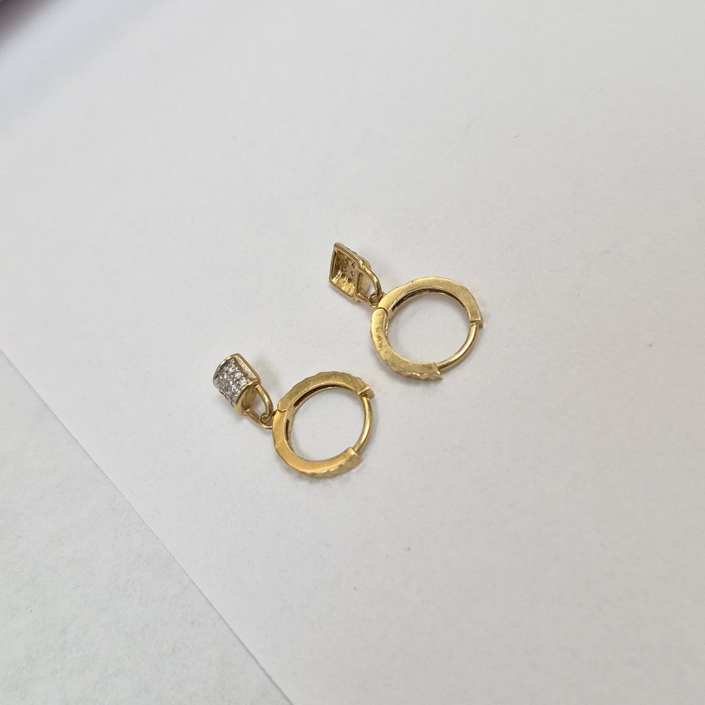 ARRACADAS PAR ORO 14 K 1,80 GRMS (SEMINUEVO)