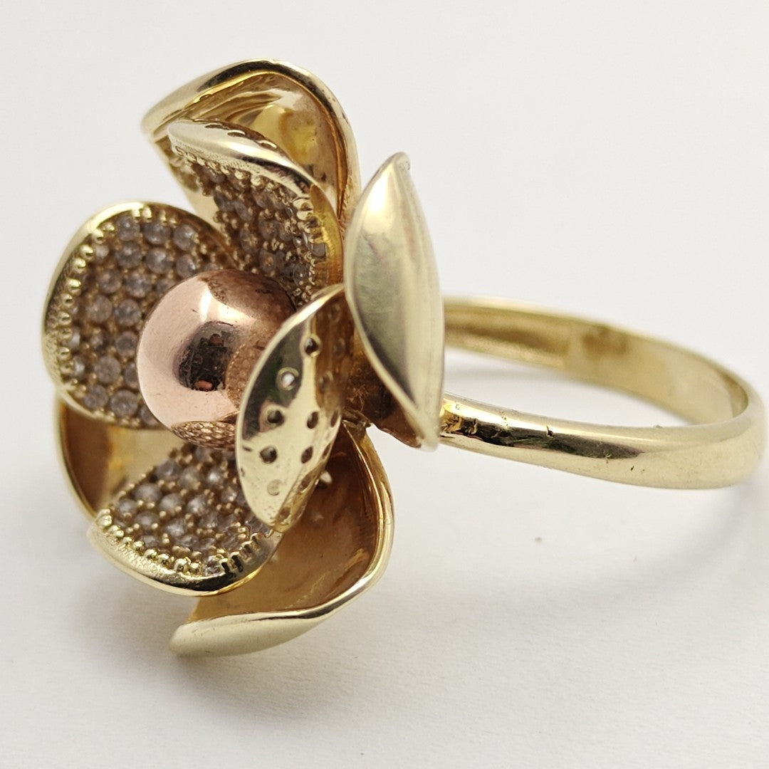 ANILLITO ORO COMBINADO 14 K 9,20 GRMS (SEMINUEVO)
