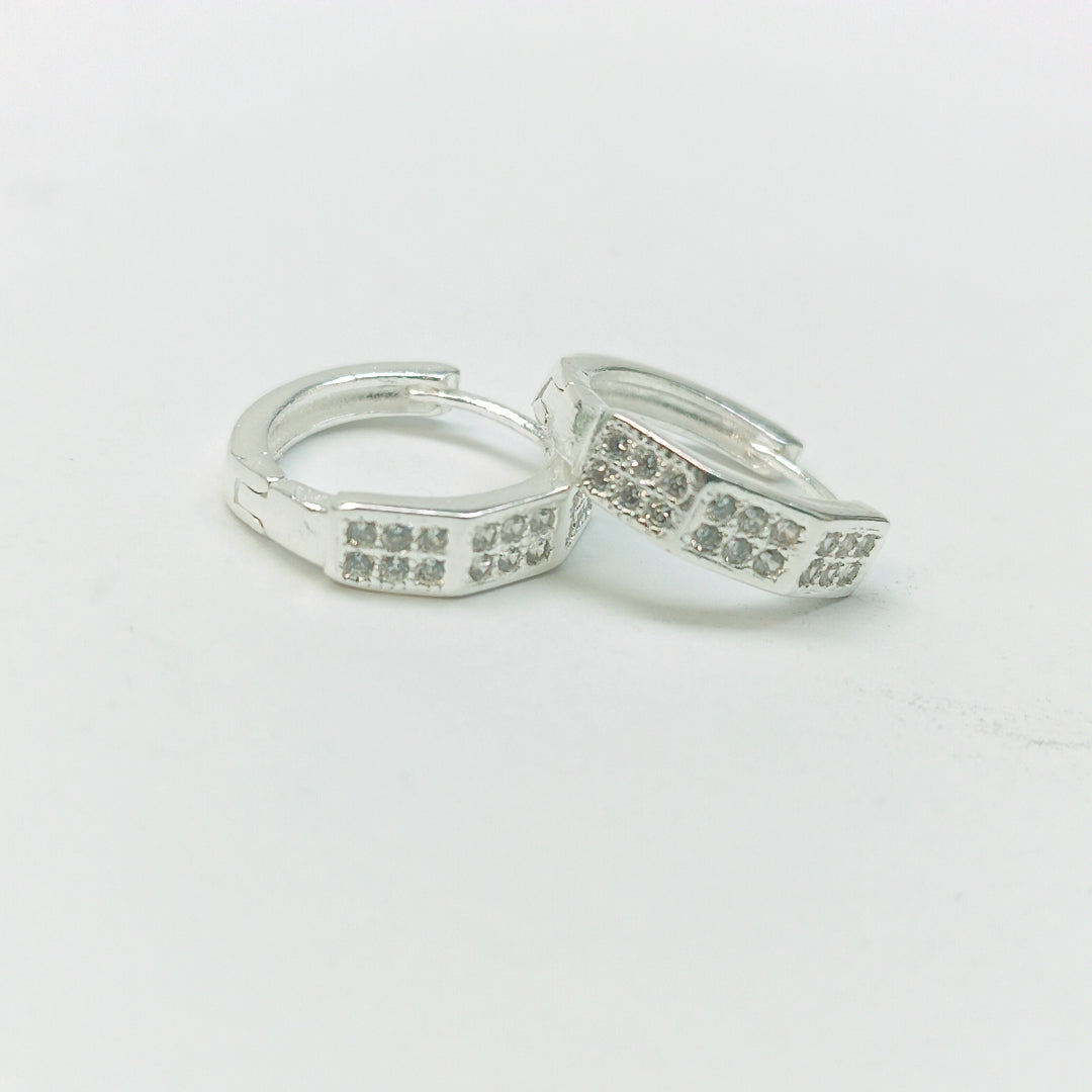 ARRACADAS C/CIRCONIAS PLATA .925 2.6 GR (NUEVO)