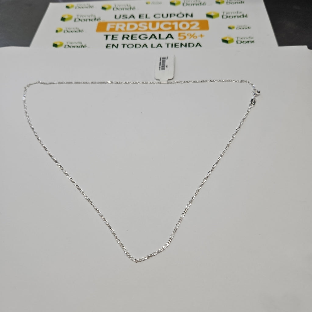 CADENA TEJIDO 3X1 PLATA .925 50 CM 2.2 GR (NUEVO)