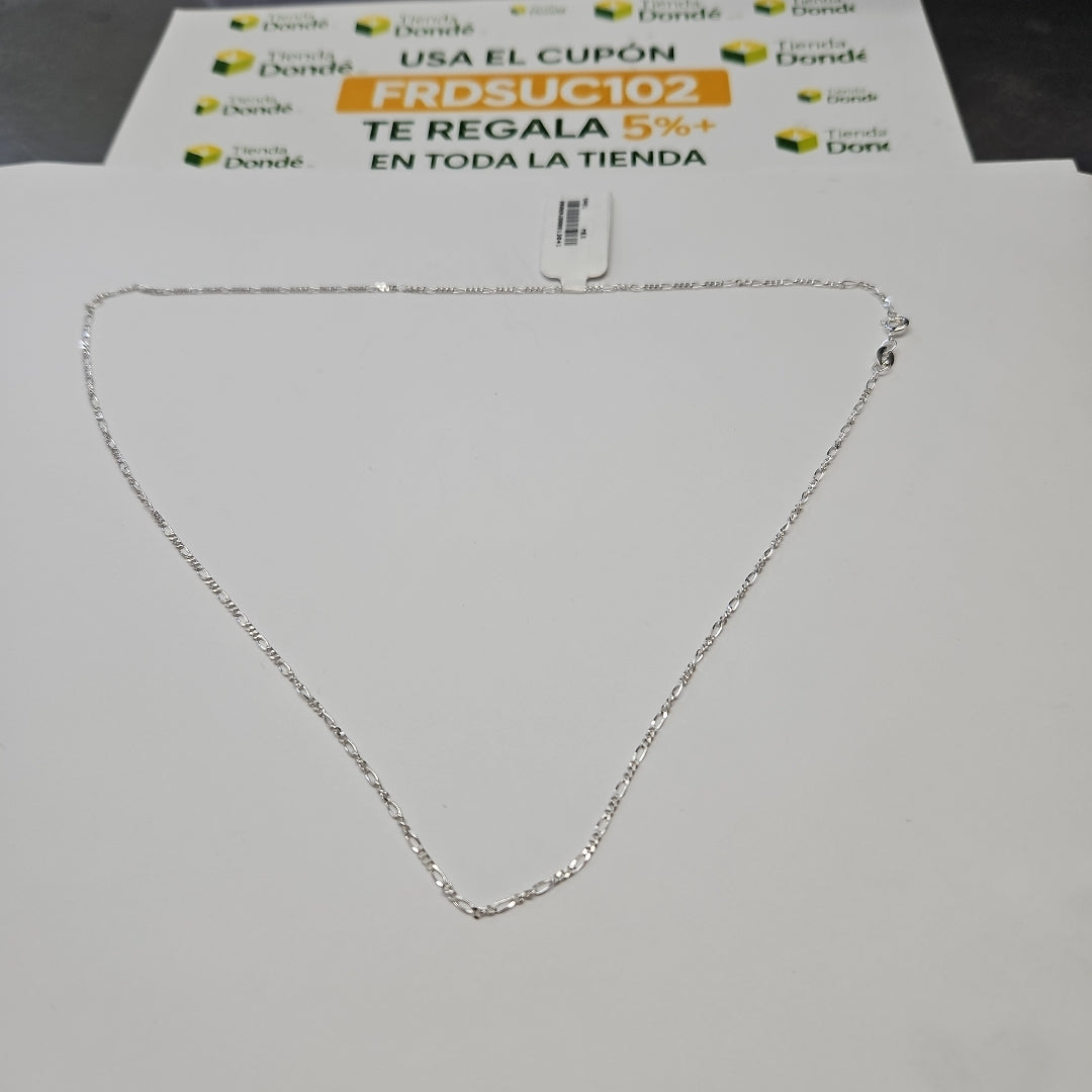 CADENA TEJIDO 3X1 PLATA .925 50 CM 2.2 GR (NUEVO)