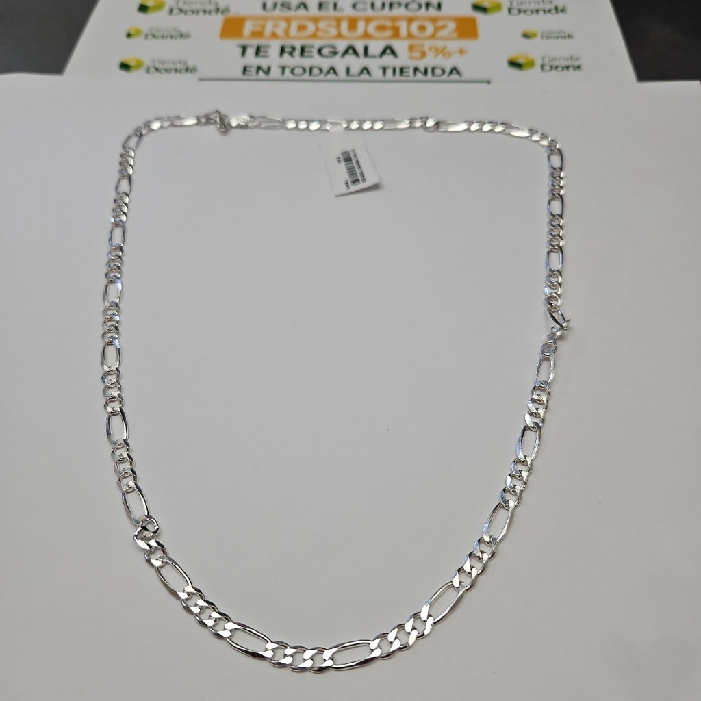 CADENA TEJIDO 3X1 PLATA .925 55 CM 15.9 GR (NUEVO)