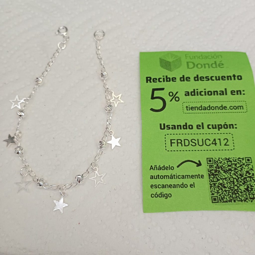 PULSERA TEJIDO ESPECIAL PLATA .925 18 CM 3.1 GR (NUEVO)