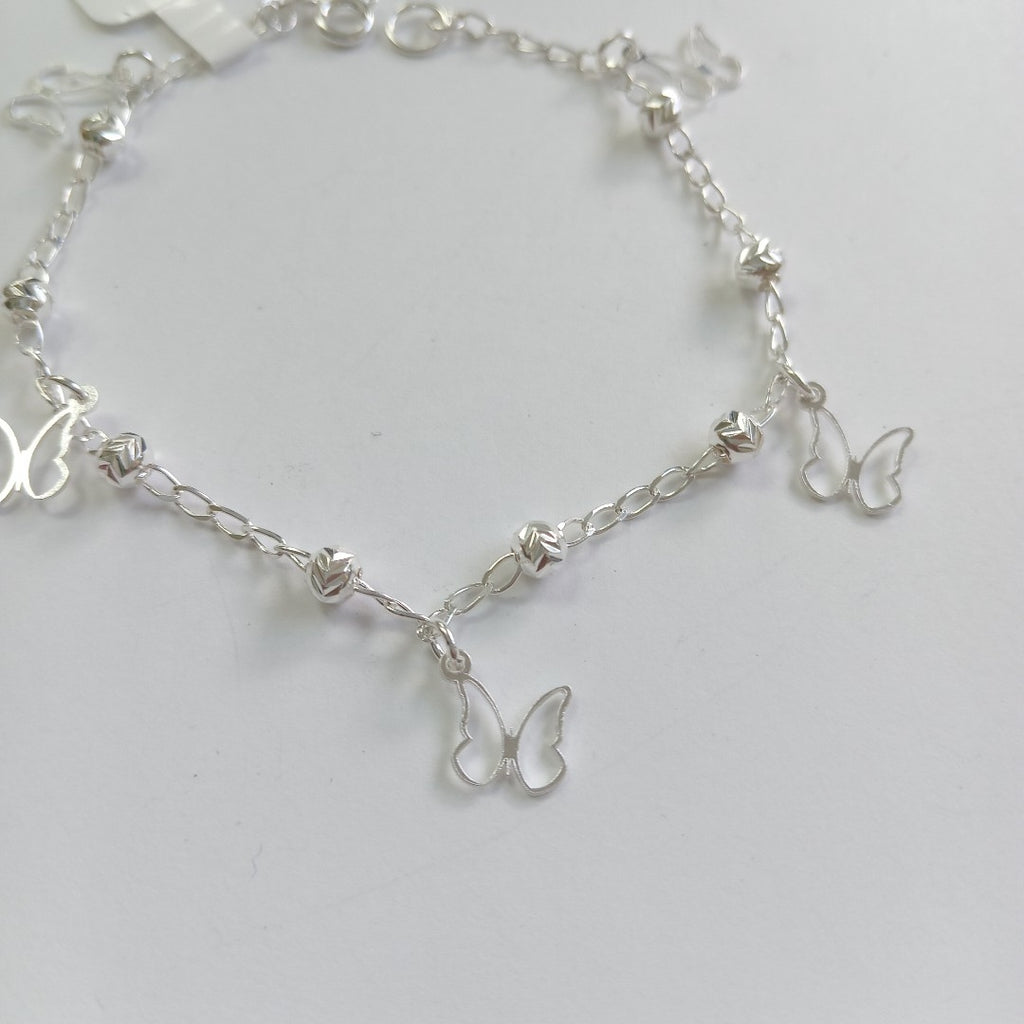 PULSERA TEJIDO ESPECIAL PLATA .925 18 CM 2.8 GR (NUEVO)