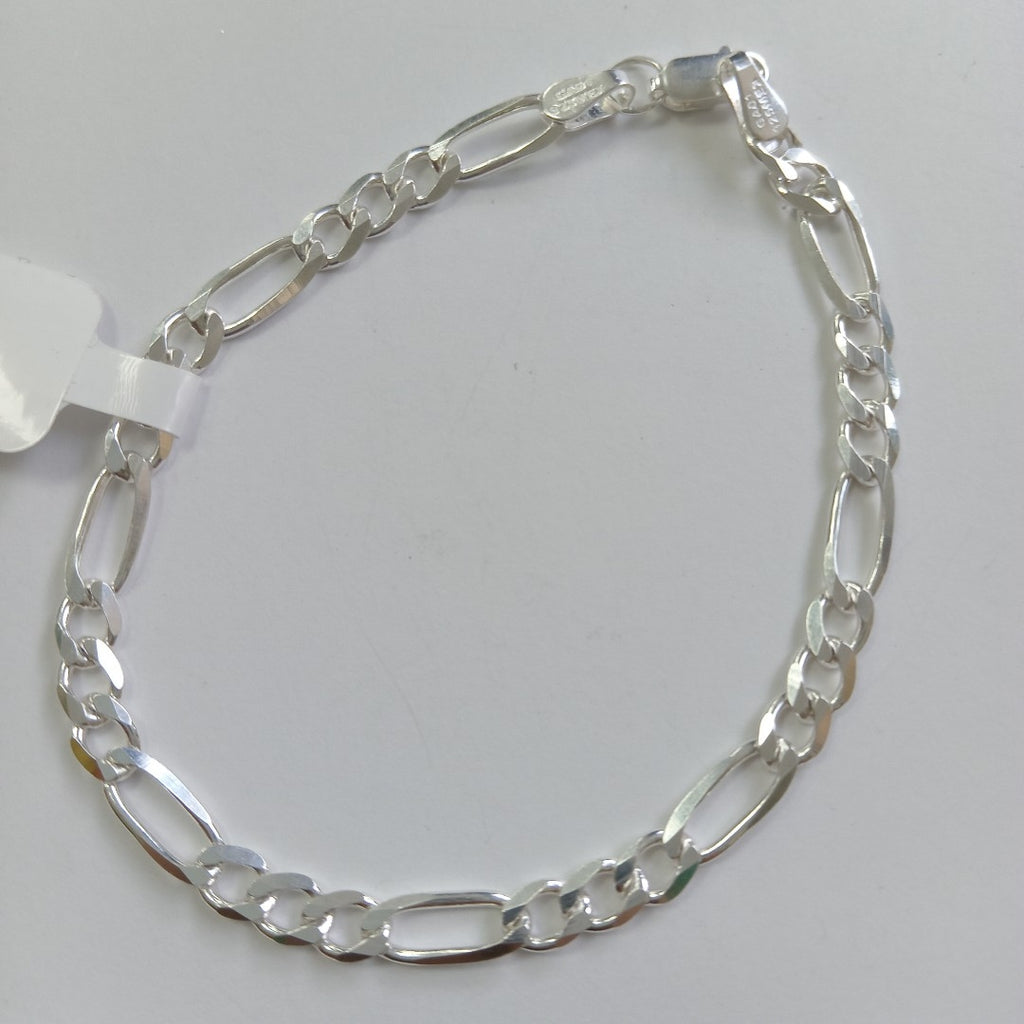 PULSERA TEJIDO 3X1 PLATA .925 18 CM 5.8 GR (NUEVO)
