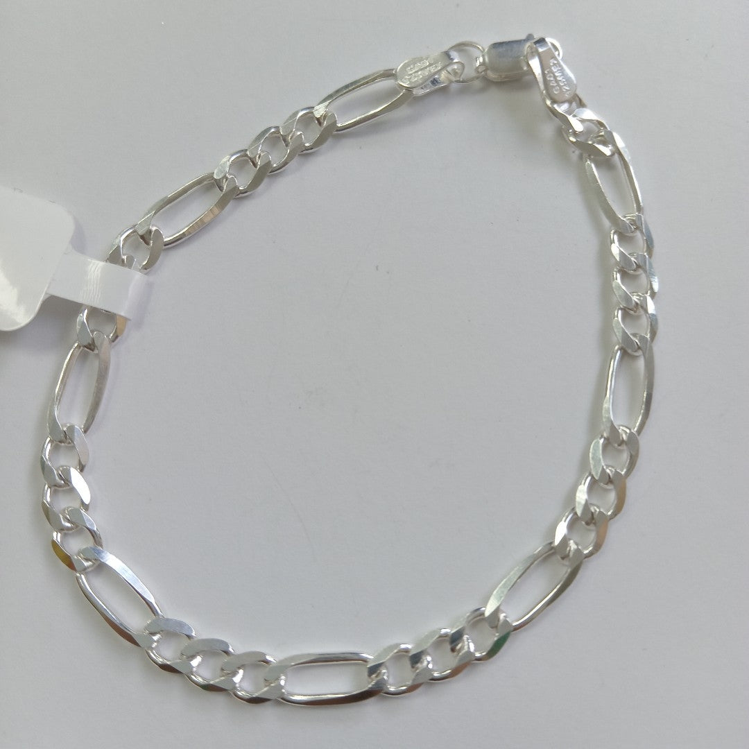 PULSERA TEJIDO 3X1 PLATA .925 18 CM 5.8 GR (NUEVO)