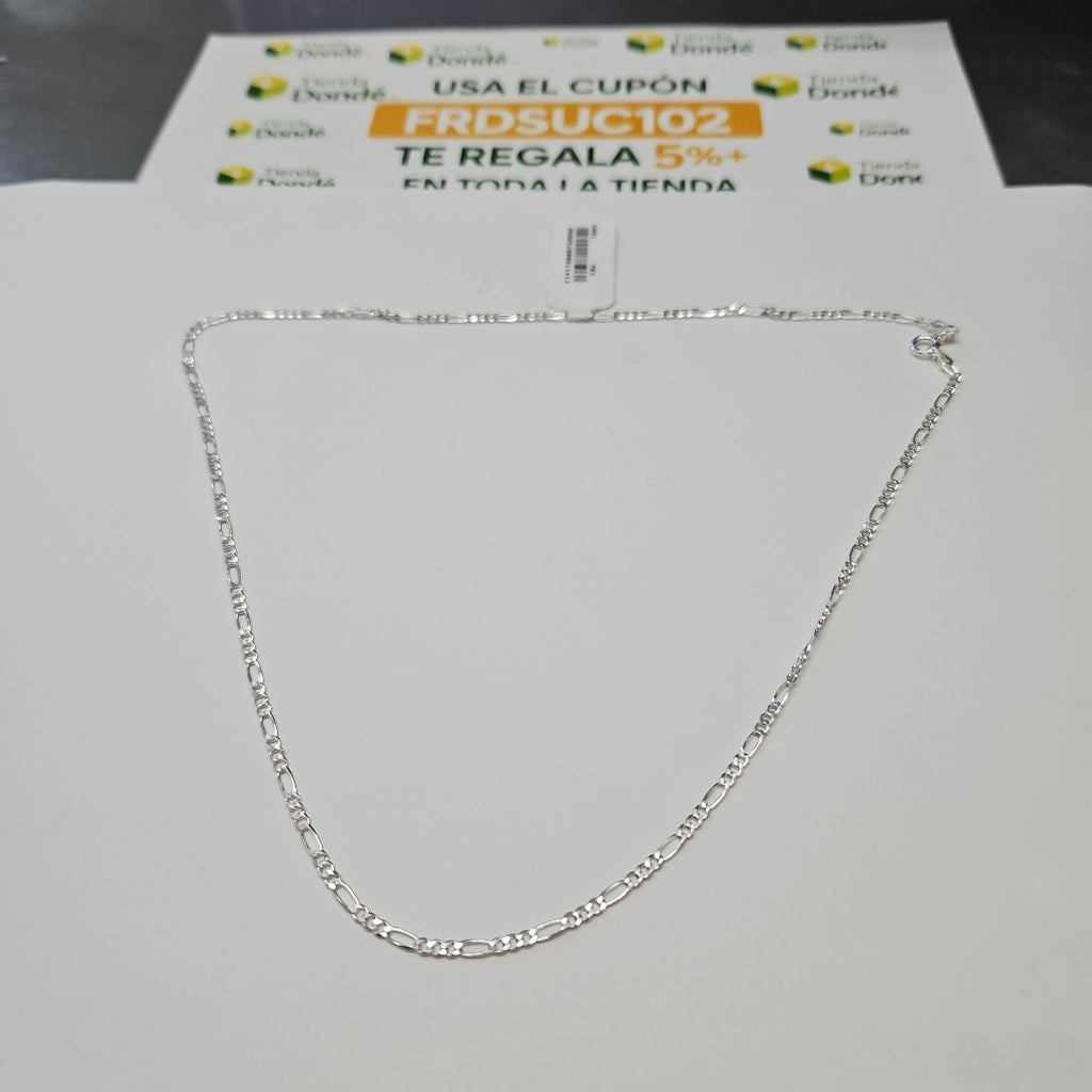 CADENA TEJIDO 3X1 PLATA .925 50 CM 4.3 GR (NUEVO)