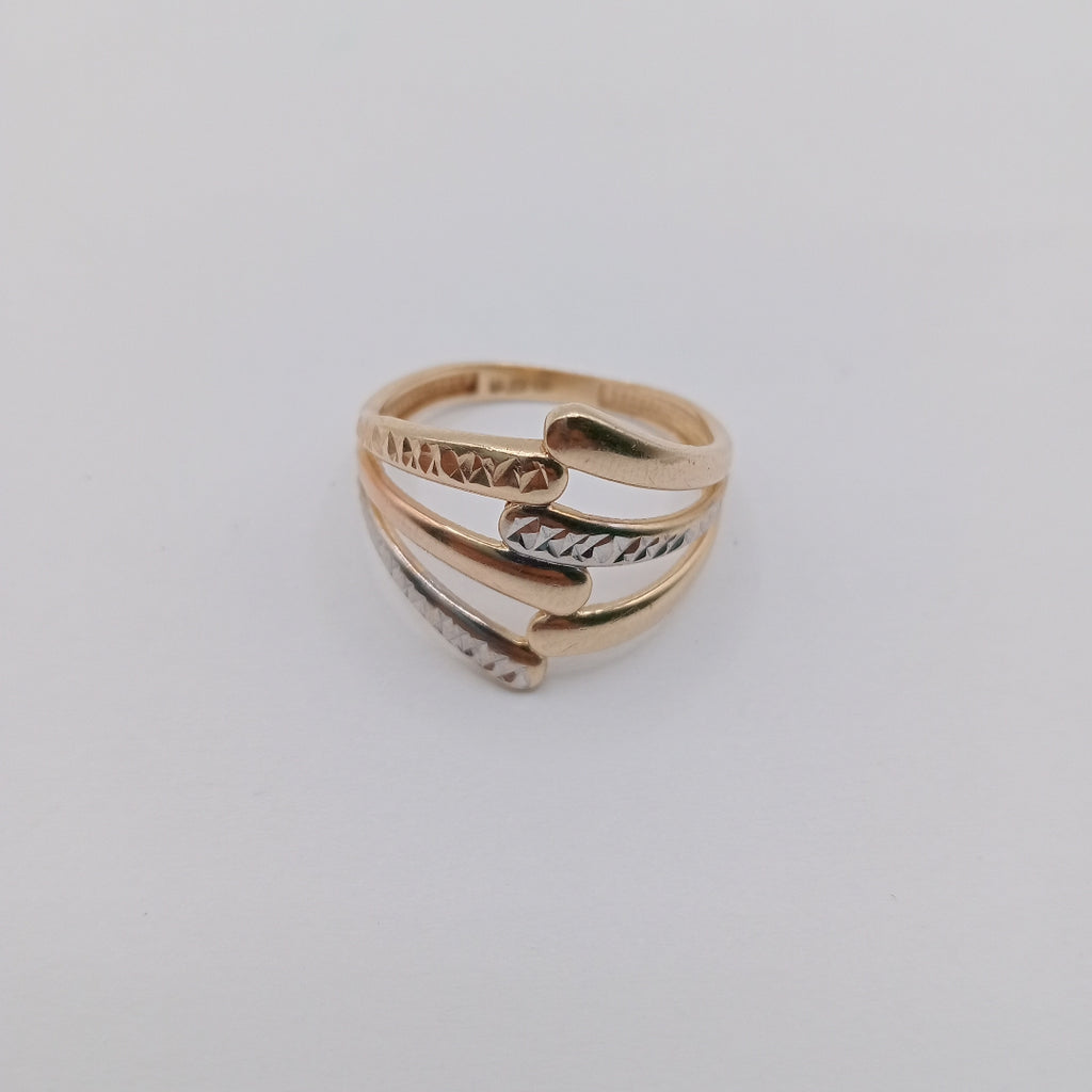 ANILLITO ORO COMBINADO 10 K 2.3 GRMS (SEMINUEVO)