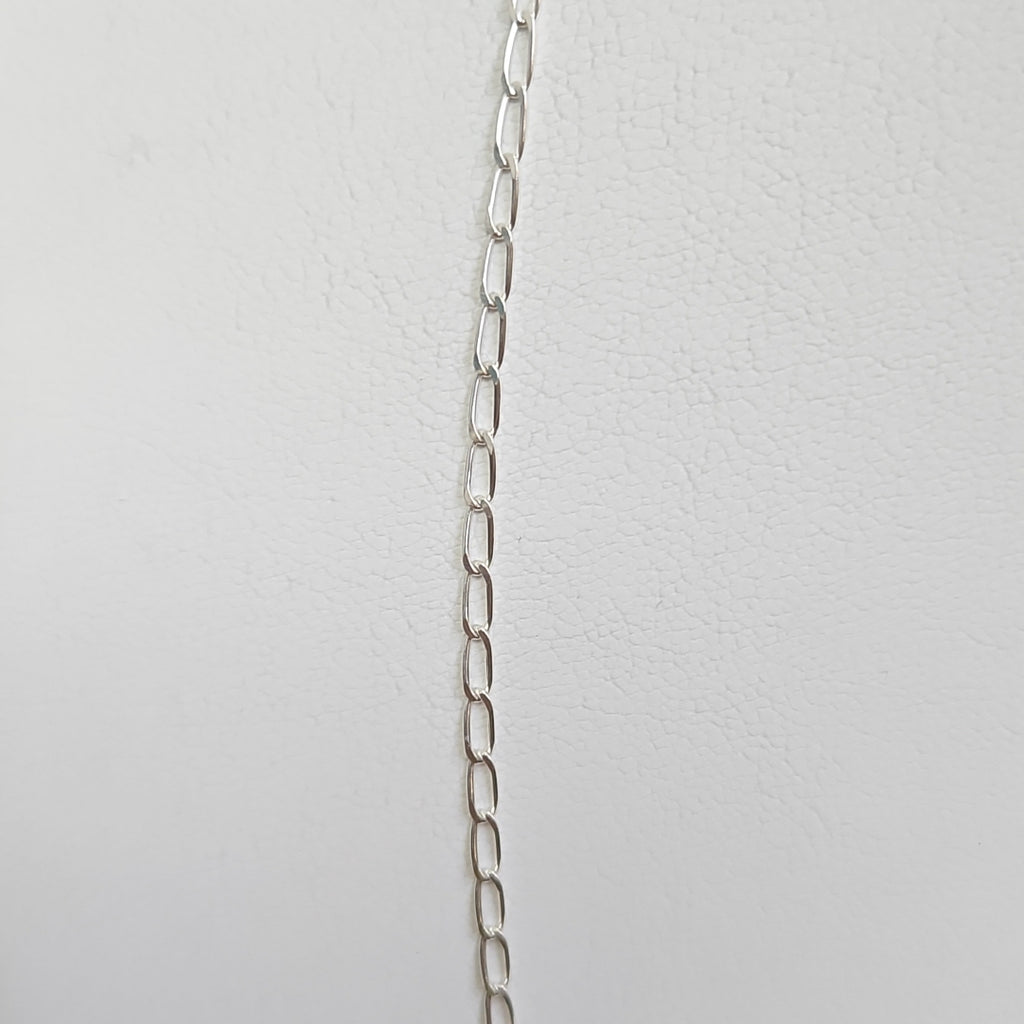 CADENA TEJIDO ESLABONES PLATA .925 55 CM 2.9 GR (NUEVO)