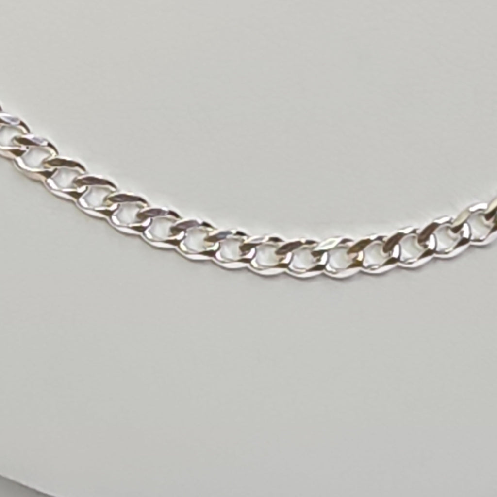 CADENA TEJIDO BARBADO PLATA .925 55 CM 12.8 GR (NUEVO)