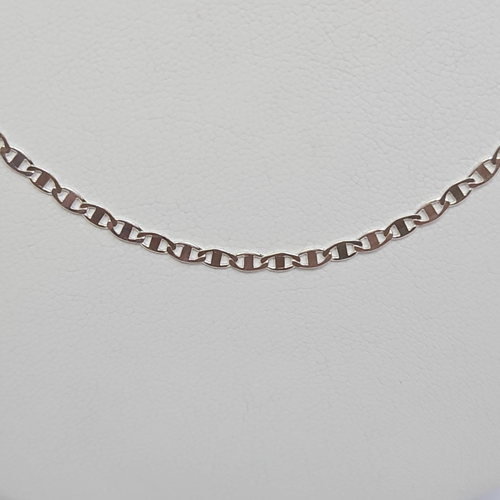 CADENA TEJIDO GUCHI PLATA .925 60 CM 3.8 GR (NUEVO)