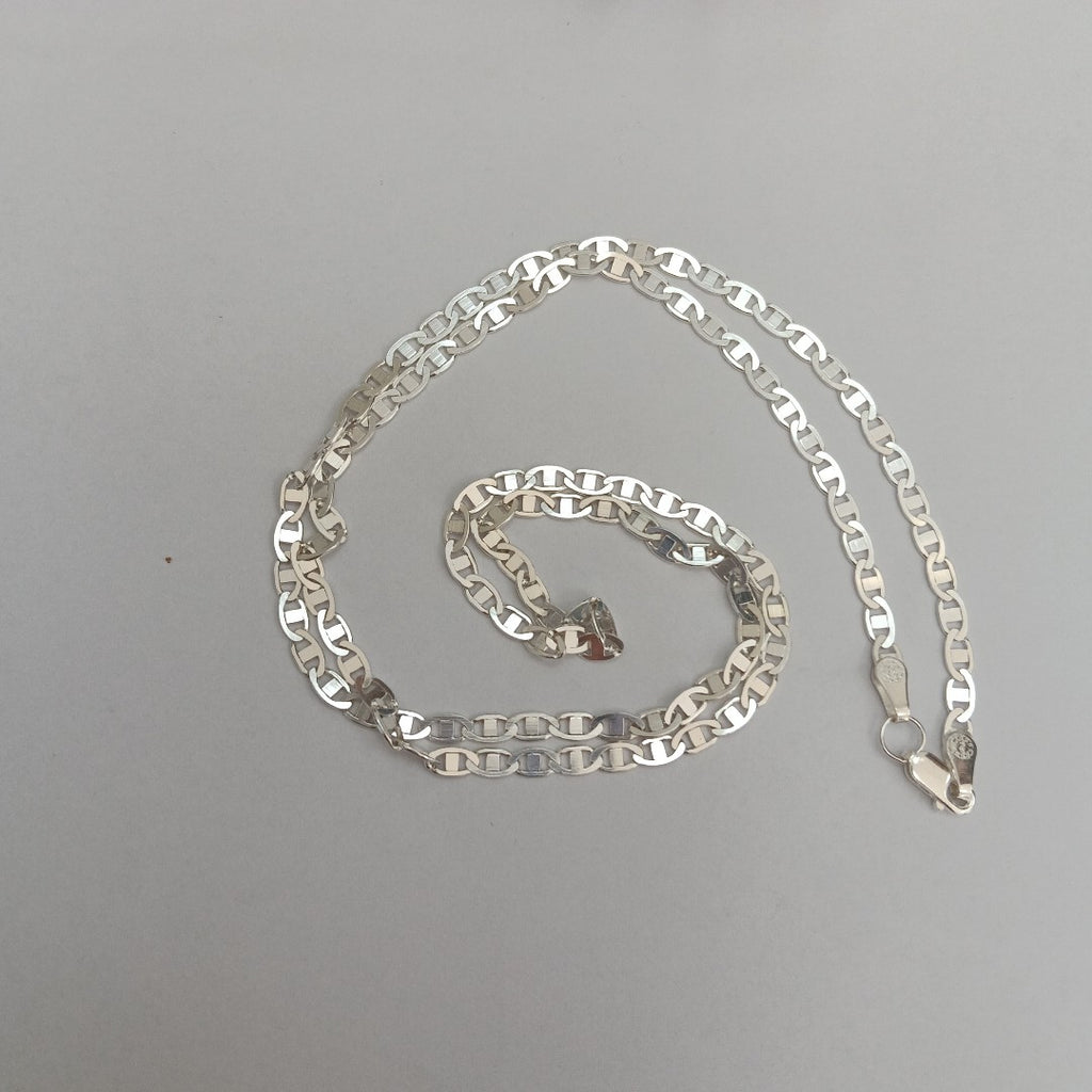 CADENA TEJIDO GUCHI PLATA .925 60 CM 9.7 GR (NUEVO)