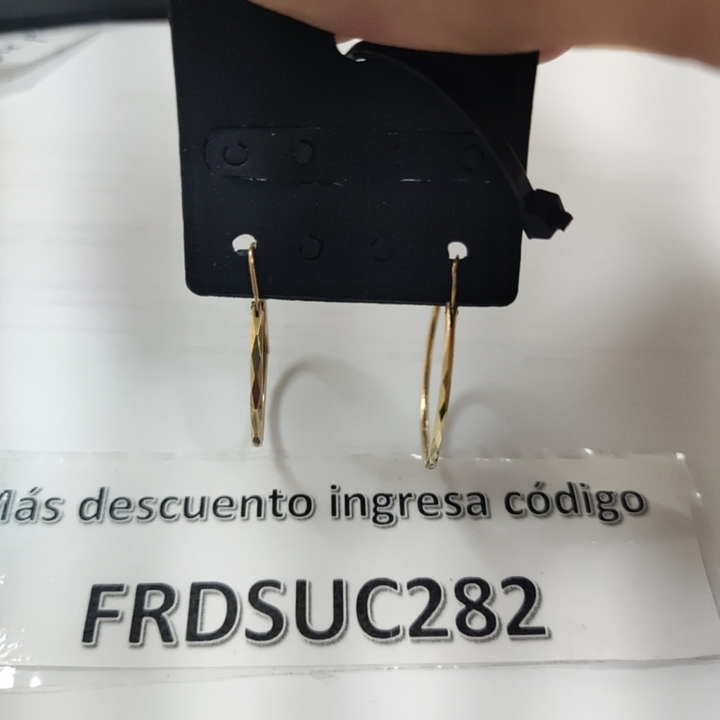 ARRACADAS PAR ORO 10 K 2.1 GRMS (SEMINUEVO)