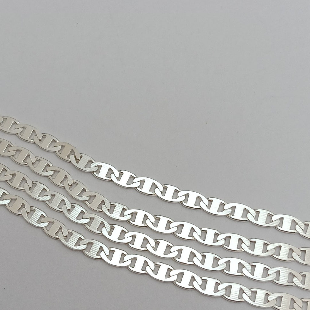 CADENA TEJIDO GUCHI PLATA .925 60 CM 9.6 GR (NUEVO)
