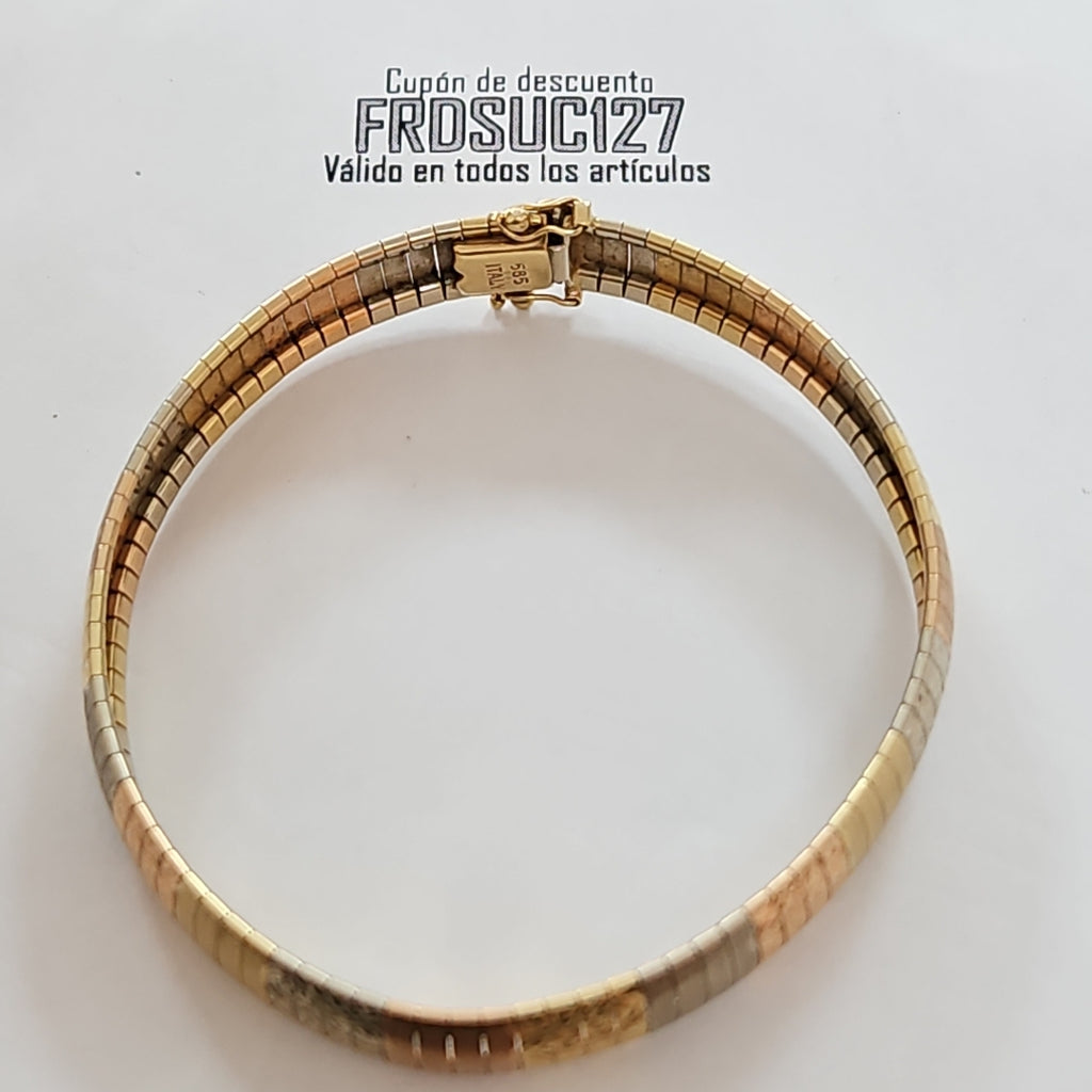 PULSERA ORO 14 K 16.9 GRMS (SEMINUEVO)