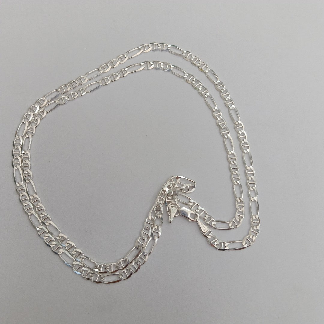 CADENA TEJIDO 3X1 PLATA .925 60 CM 8.1 GR (NUEVO)